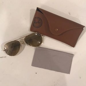 Authentic Ray Ban Unisex Classic Aviator Sunglass